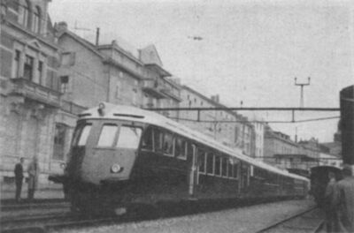 Der schnelle Berner. Der neue Leichttrieb-Schnellzug der SBB, 1938